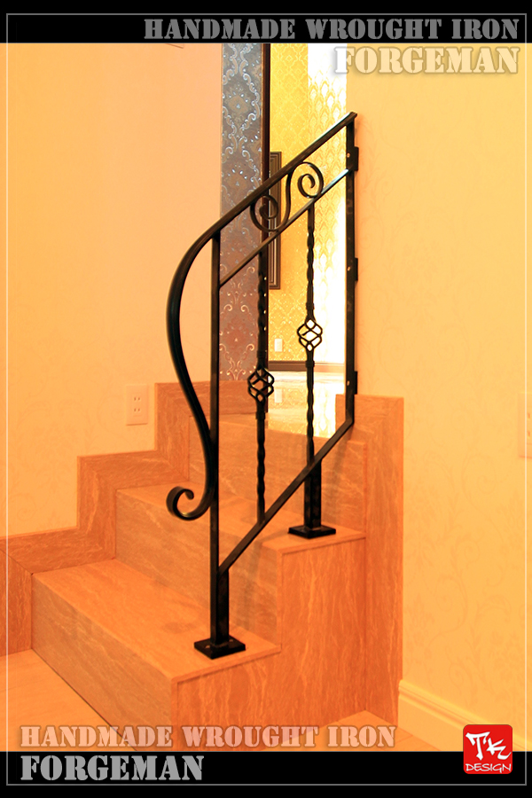 Wrought Iron Staircase Fence, Interior Fence