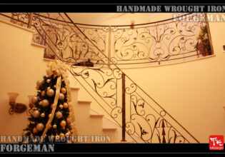 Wrought Iron Staircase Fence, Spiral Fence