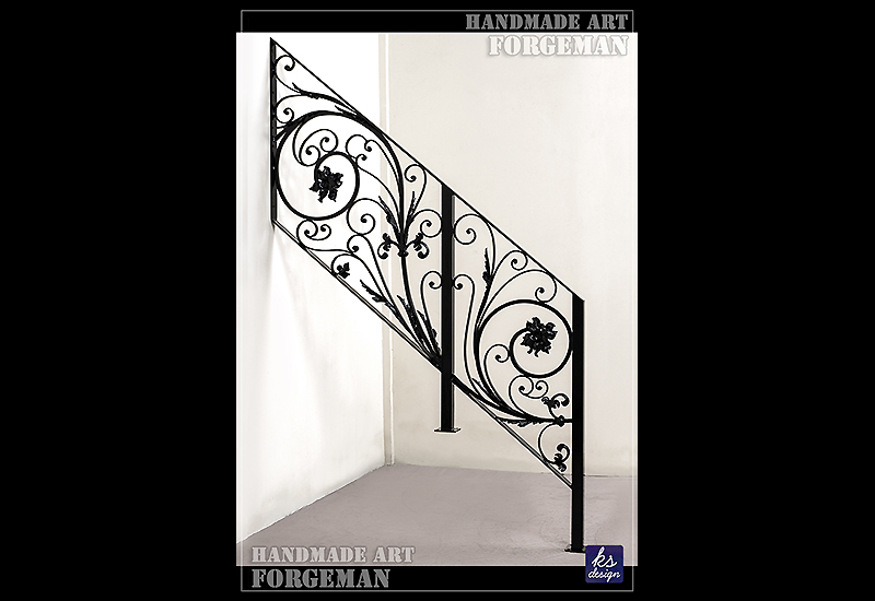 Wrought Iron Handrail Fence