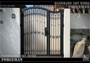 Wrought Iron Swing Gate