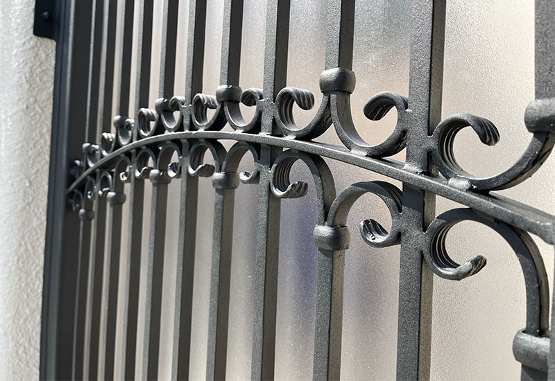 Wrought Iron Swing Gate