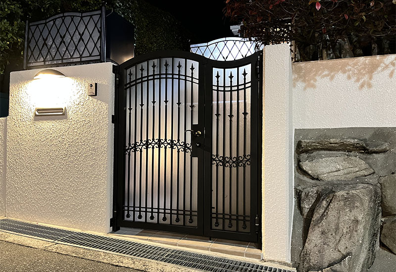Wrought Iron Swing Gate