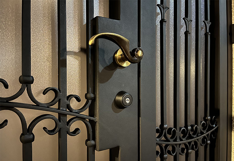 Wrought Iron Swing Gate