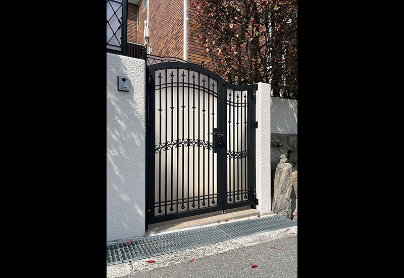 Wrought Iron Swing Gate