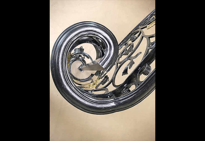 Wrought Iron Staircase Fence, Spiral Fence