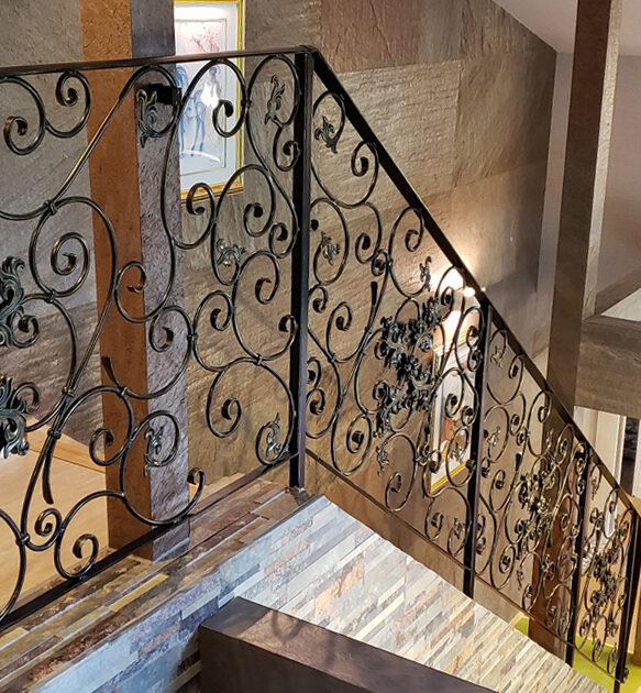 Wrought Iron Interior Fence