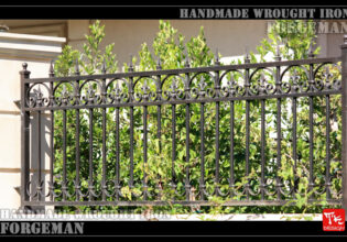 Wrought Iron Exterior Fence
