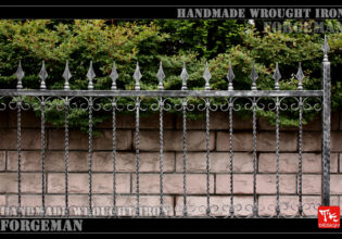 Wrought Iron Exterior Fence