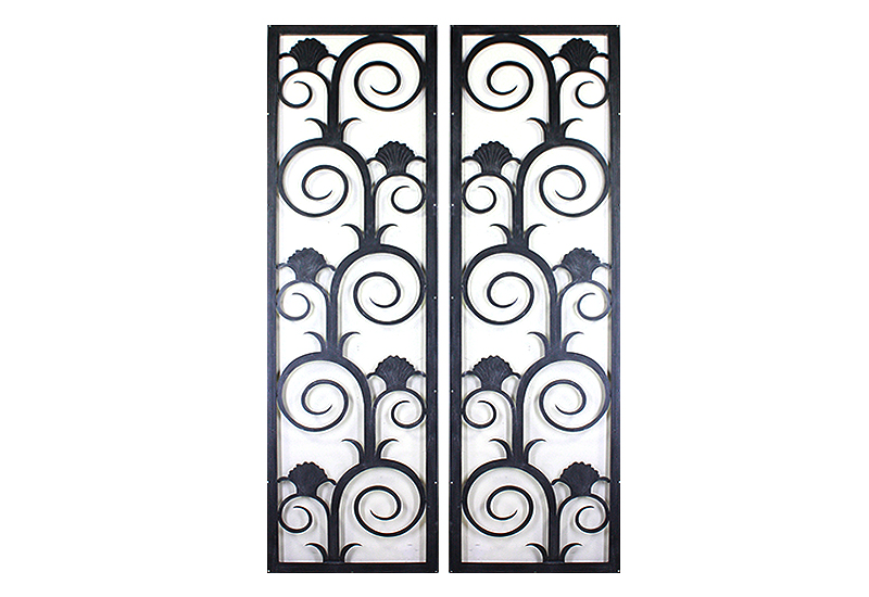 Wrought Iron Door Panel