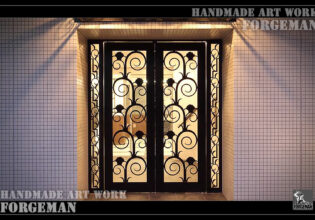 Wrought Iron Door Panel