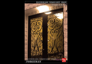 Wrought Iron Door Panel