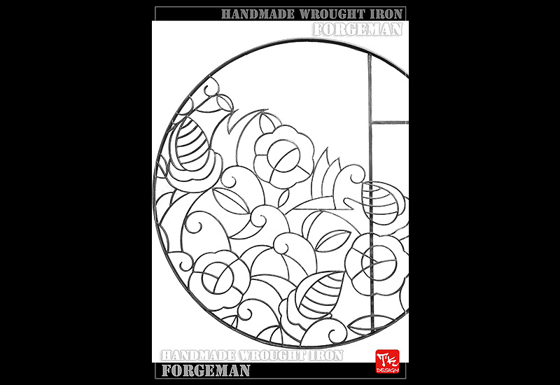 Wrought Iron Window Grating