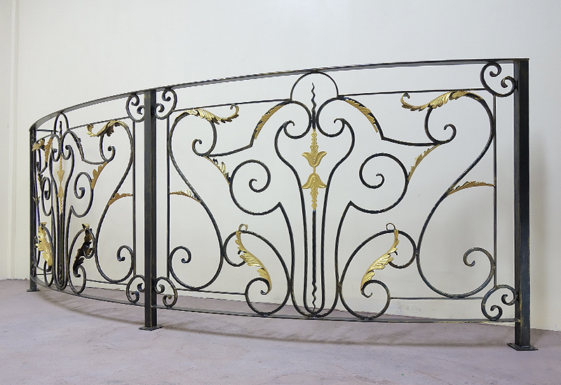 Wrought Iron Arched Fence