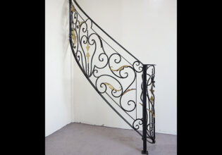 Wrought Iron Spiral Staircase Fence