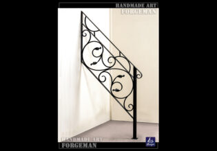 Wrought Iron Stair Handrail Fence