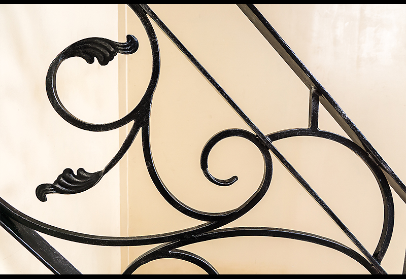 Wrought Iron Stair Handrail Fence