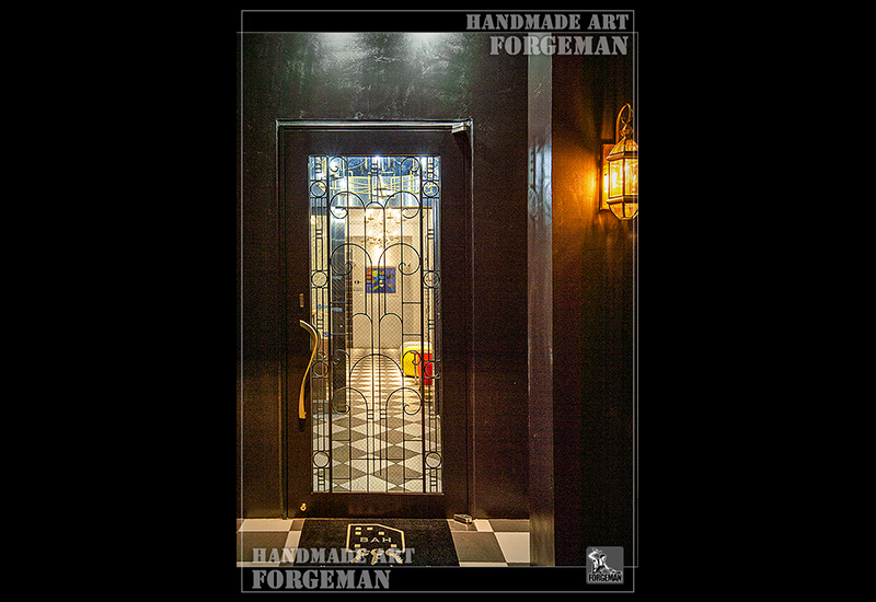 Wrought Iron Door Panel