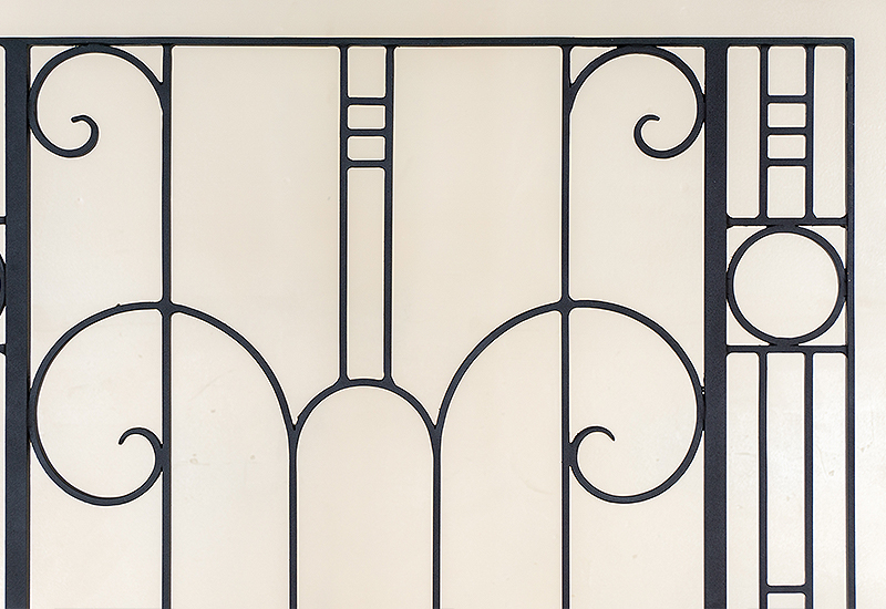 Wrought Iron Door Panel