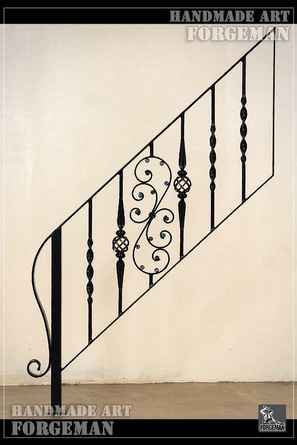 Wrought Iron Handrail Stair Fence