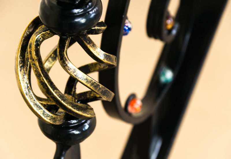 Wrought Iron Handrail Stair Fence