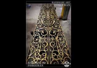 Wrought Iron Border Panel