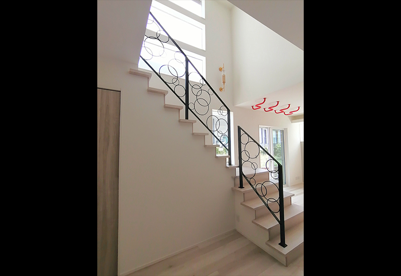 Wrought Iron Handrail Stair Fence