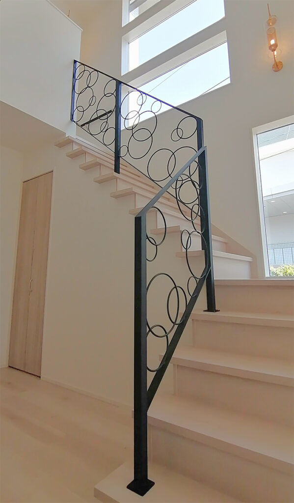 Wrought Iron Handrail Stair Fence