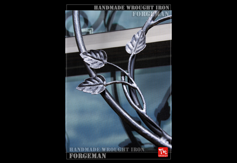 Wrought Iron Window Grate Panel