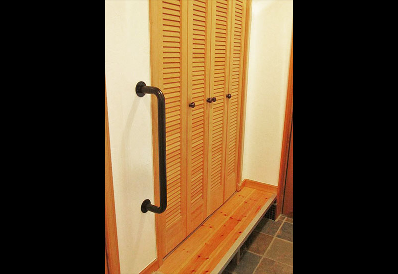 Wrought Iron Vertical Handrail