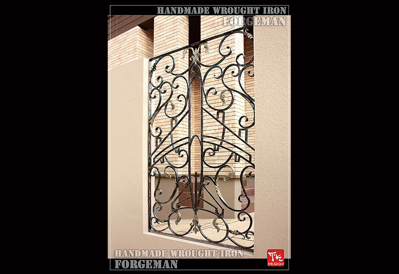 Wrought Iron Panel