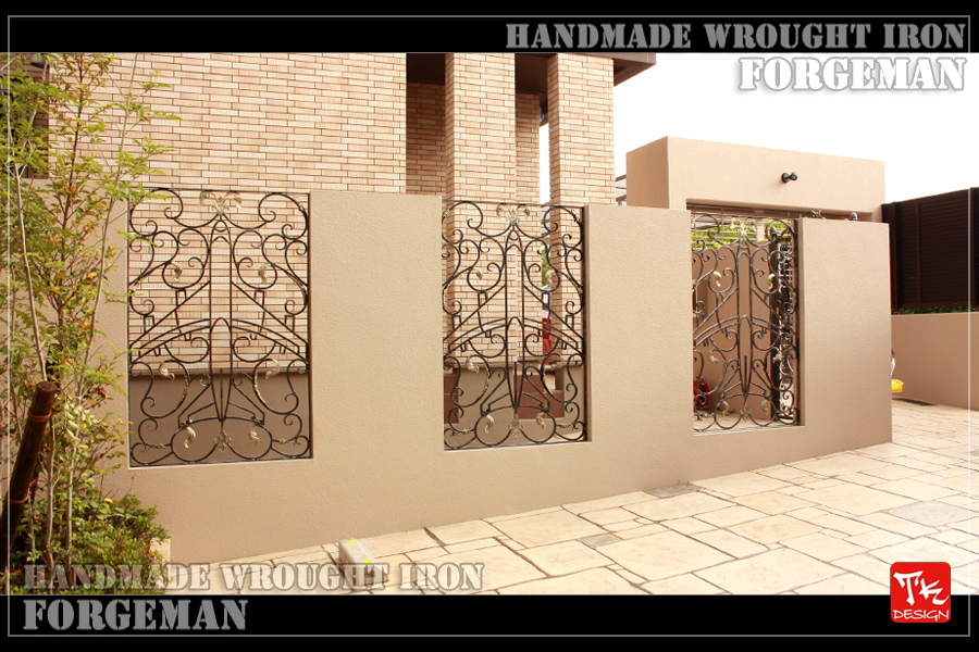 Wrought Iron Panel