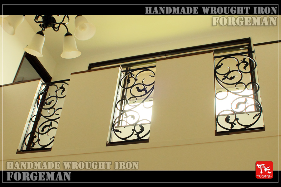 Wrought Iron Inlay Panel