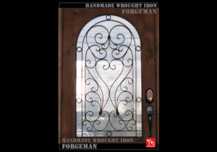 Wrought Iron Door Panel
