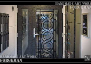 Wrought Iron Door Panel