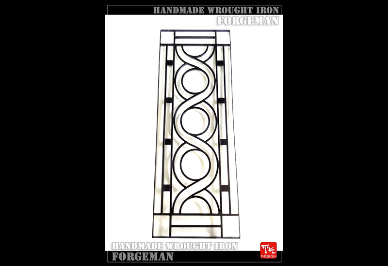 Wrought Iron Door Panel
