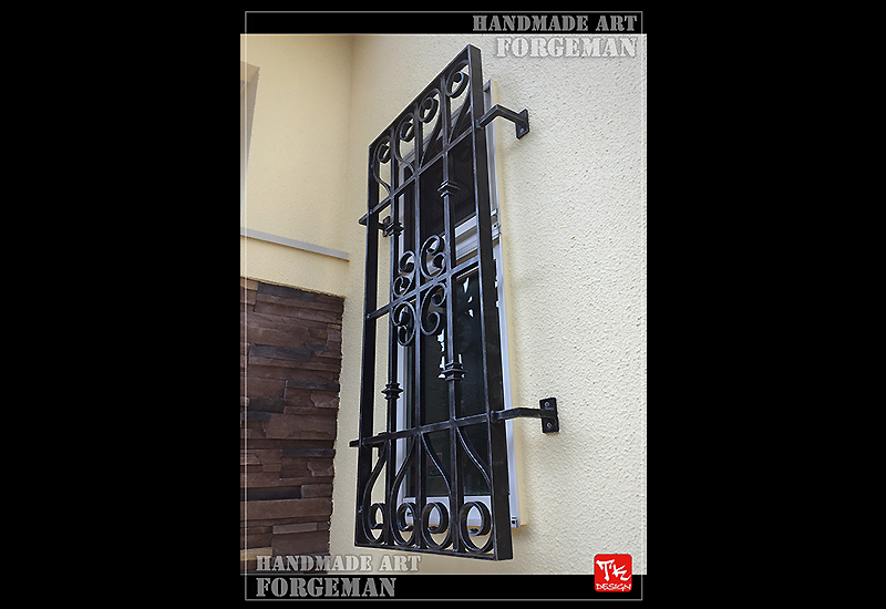 Wrought Iron Window Grate