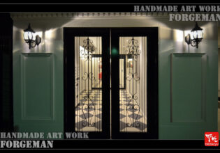 Wrought Iron Door Panel