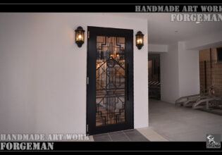 Wrought Iron Door Panel