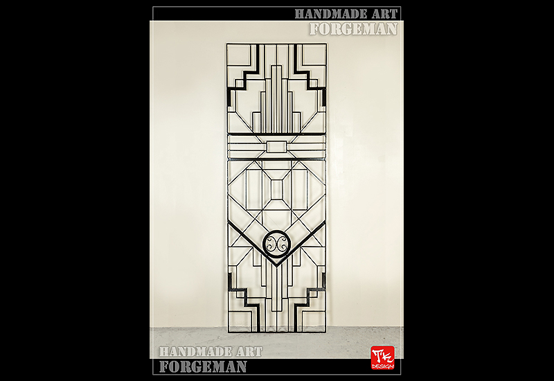 Wrought Iron Door Panel