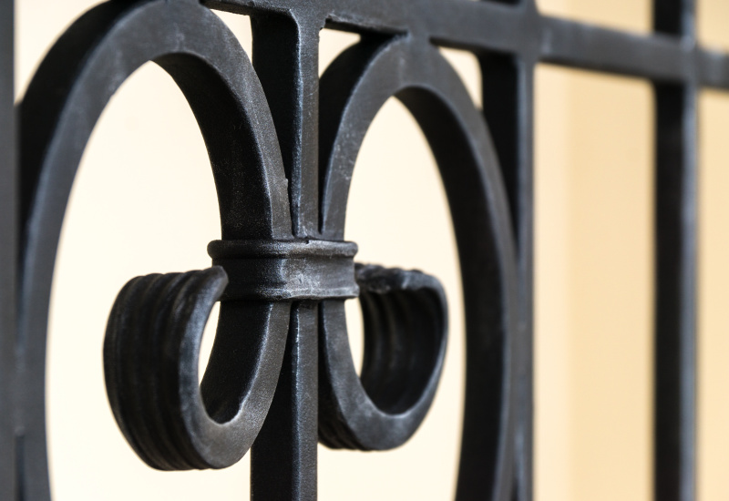 Wrought Iron Partition Panel