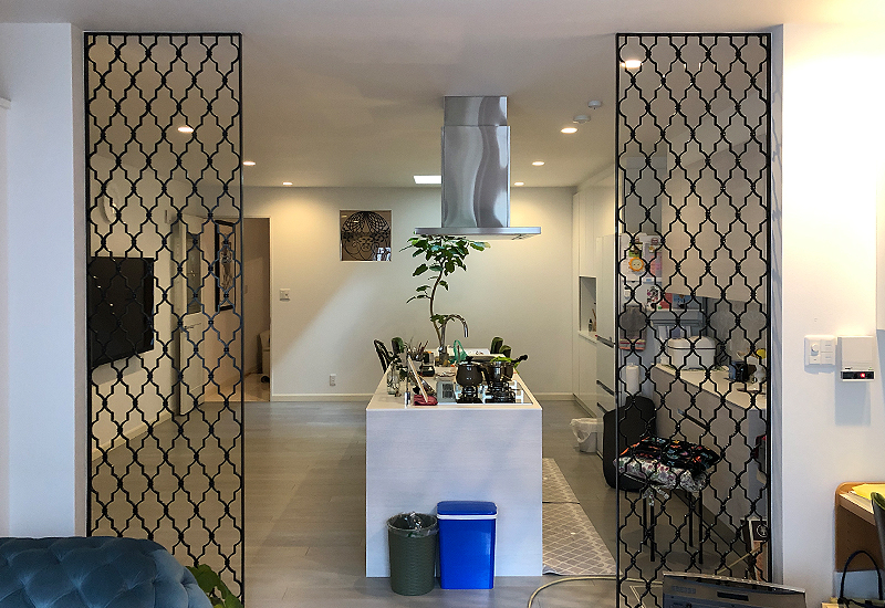 Wrought Iron Partition Panel