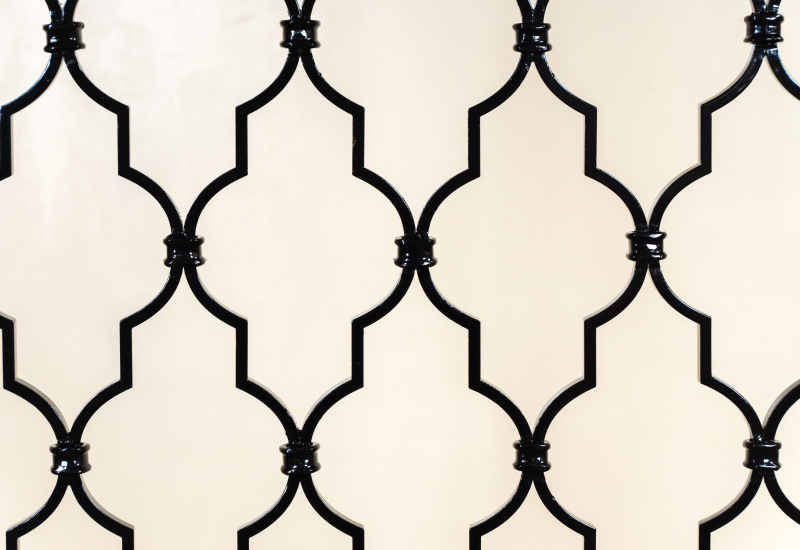 Wrought Iron Partition Panel