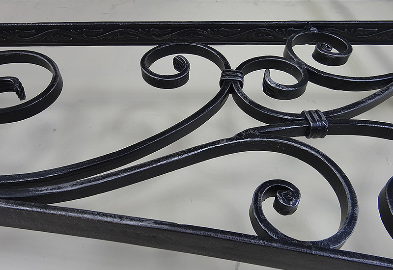 Wrought Iron Border Panel