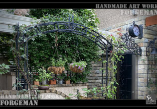 Wrought Iron Entrance Arch