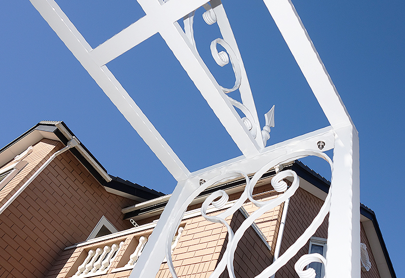 Wrought Aluminium Entrance Arch