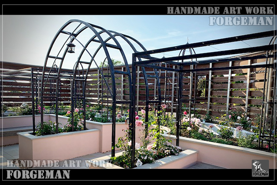 Wrought Iron Garden Arch