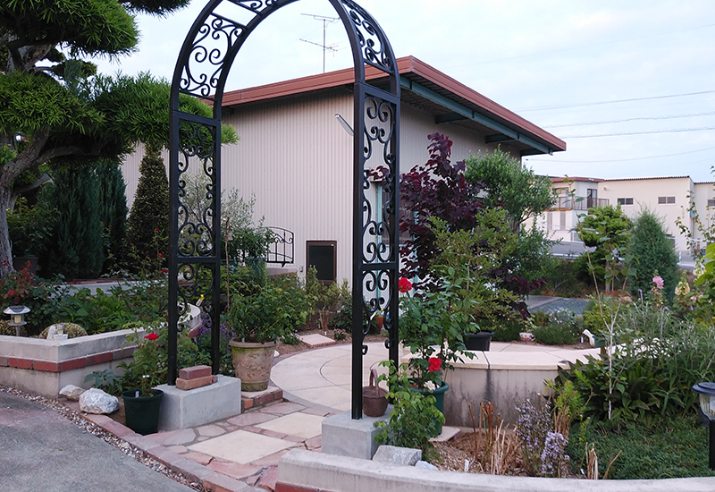 Wrought Iron Garden Arch