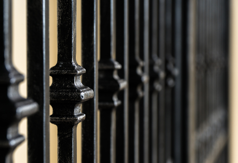 JPN-3278 | Wrought Iron Exterior Fence