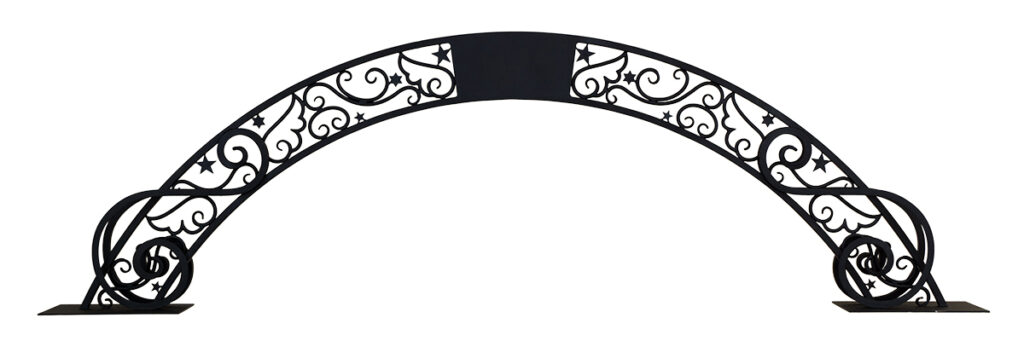 Wrought Iron Arch Gate