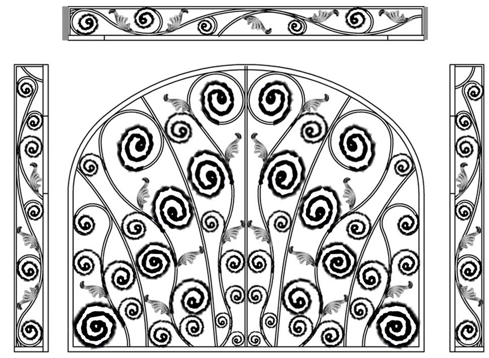 Wrought Iron Canopy